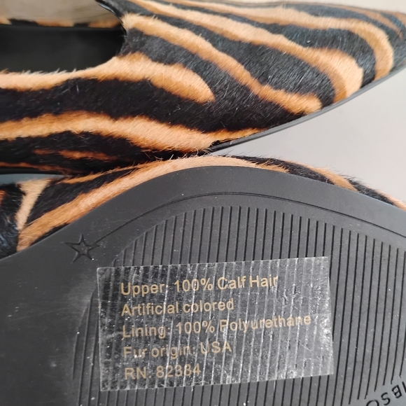 Gibson Latimer Genuine Calf Hair Pointed Toe Flats Size 7.5 - Picture 10 of 12